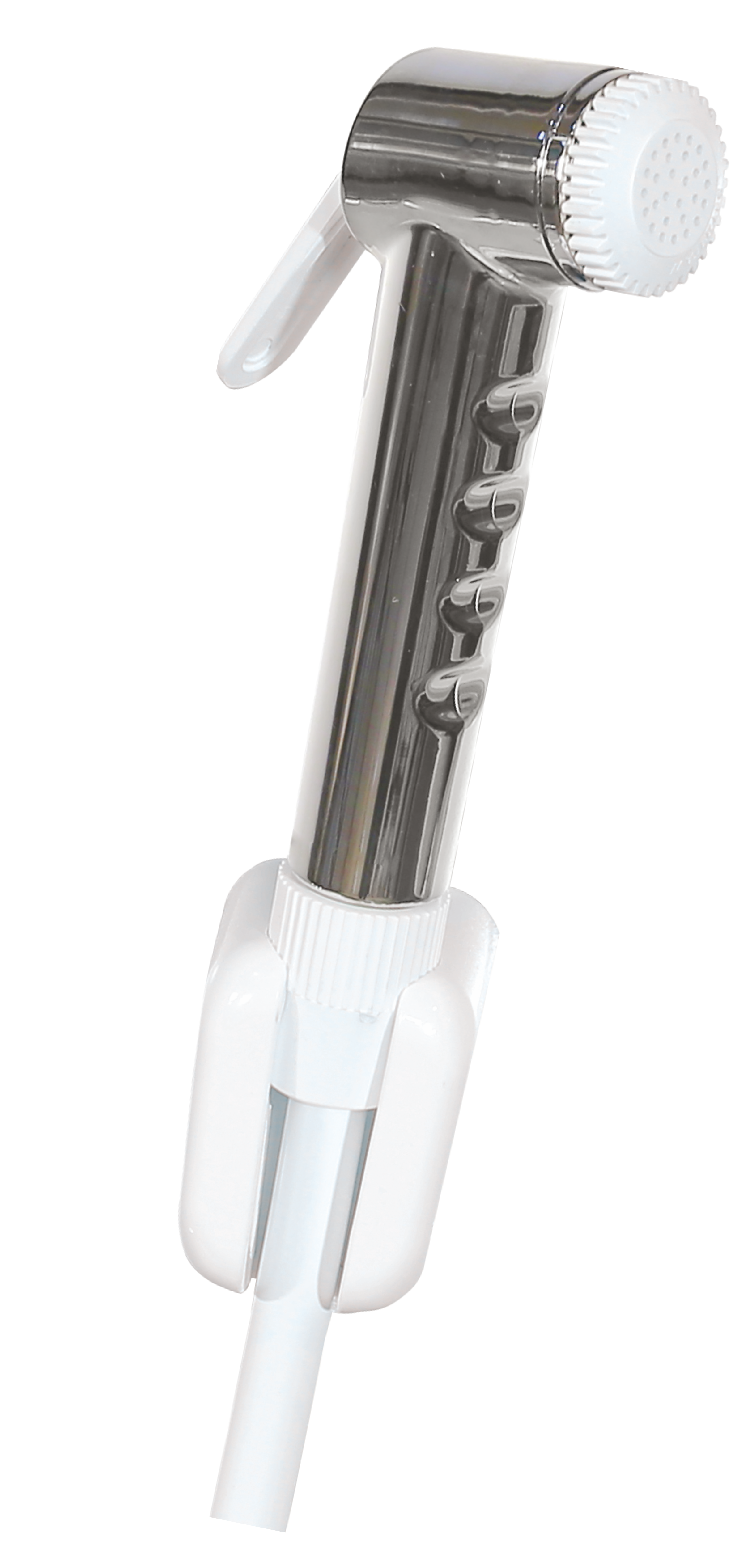 Icon Chrome Health Faucet With Chrome Braided Hose: 1.5 Mtr