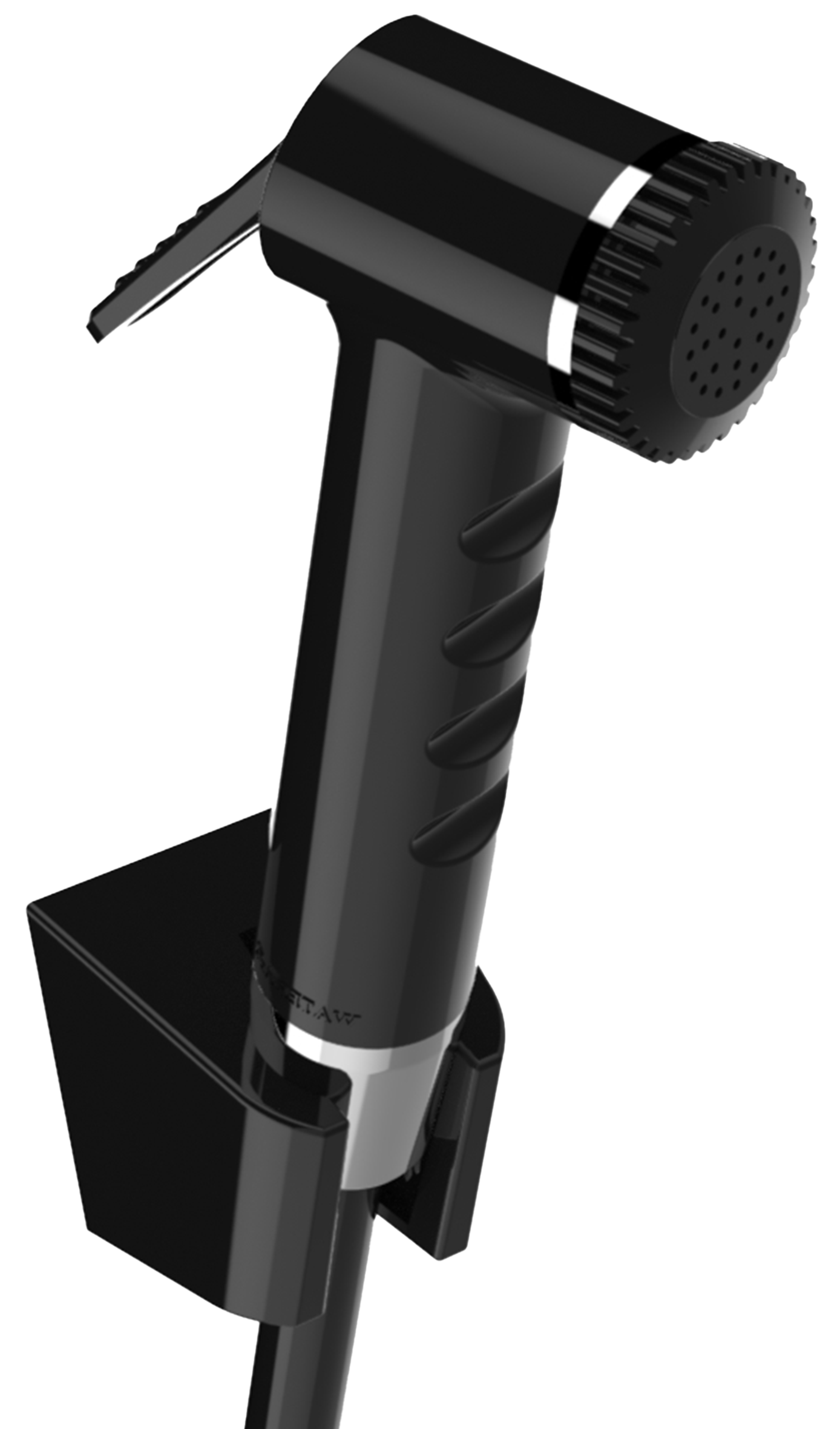 Icon Health Faucet Black: 1 Mtr